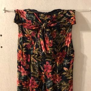 Floral print romper 🌺